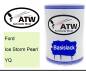 Preview: Ford, Ice Storm Pearl, YQ: 500ml Lackdose, von ATW Autoteile West.